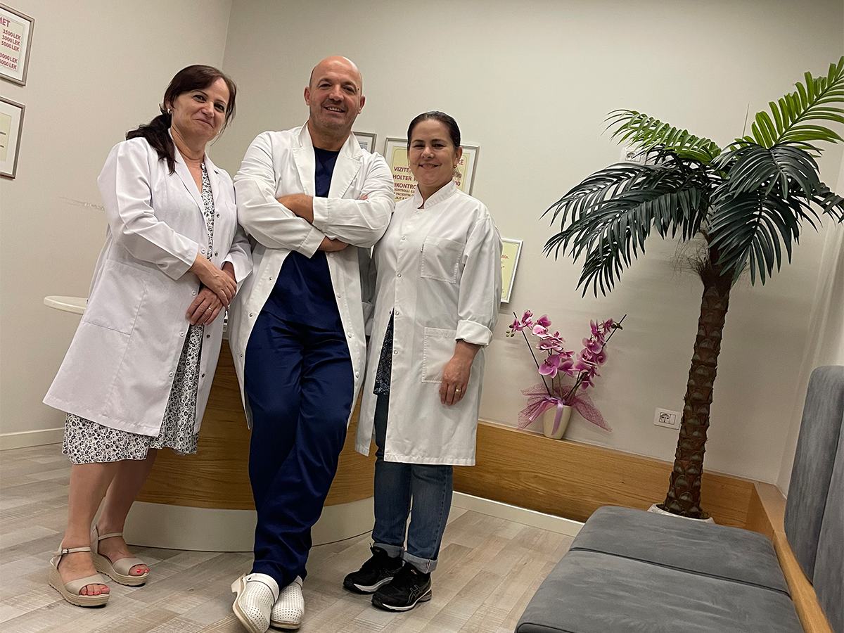 Medical team at Klinika San Antonio